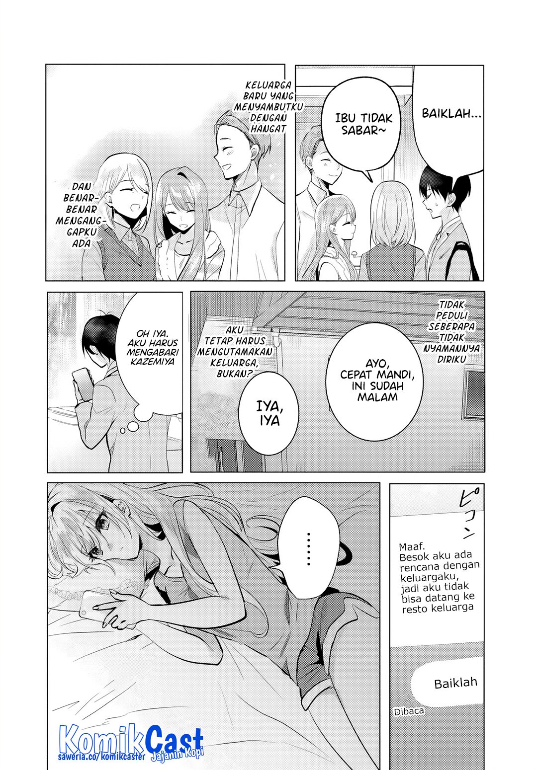 Houkago, Famiresu de, Kurasu no Ano Ko to Chapter 05.1 Gambar 13
