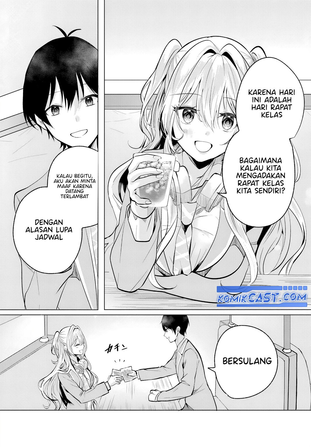 Houkago, Famiresu de, Kurasu no Ano Ko to Chapter 05.2 Gambar 8