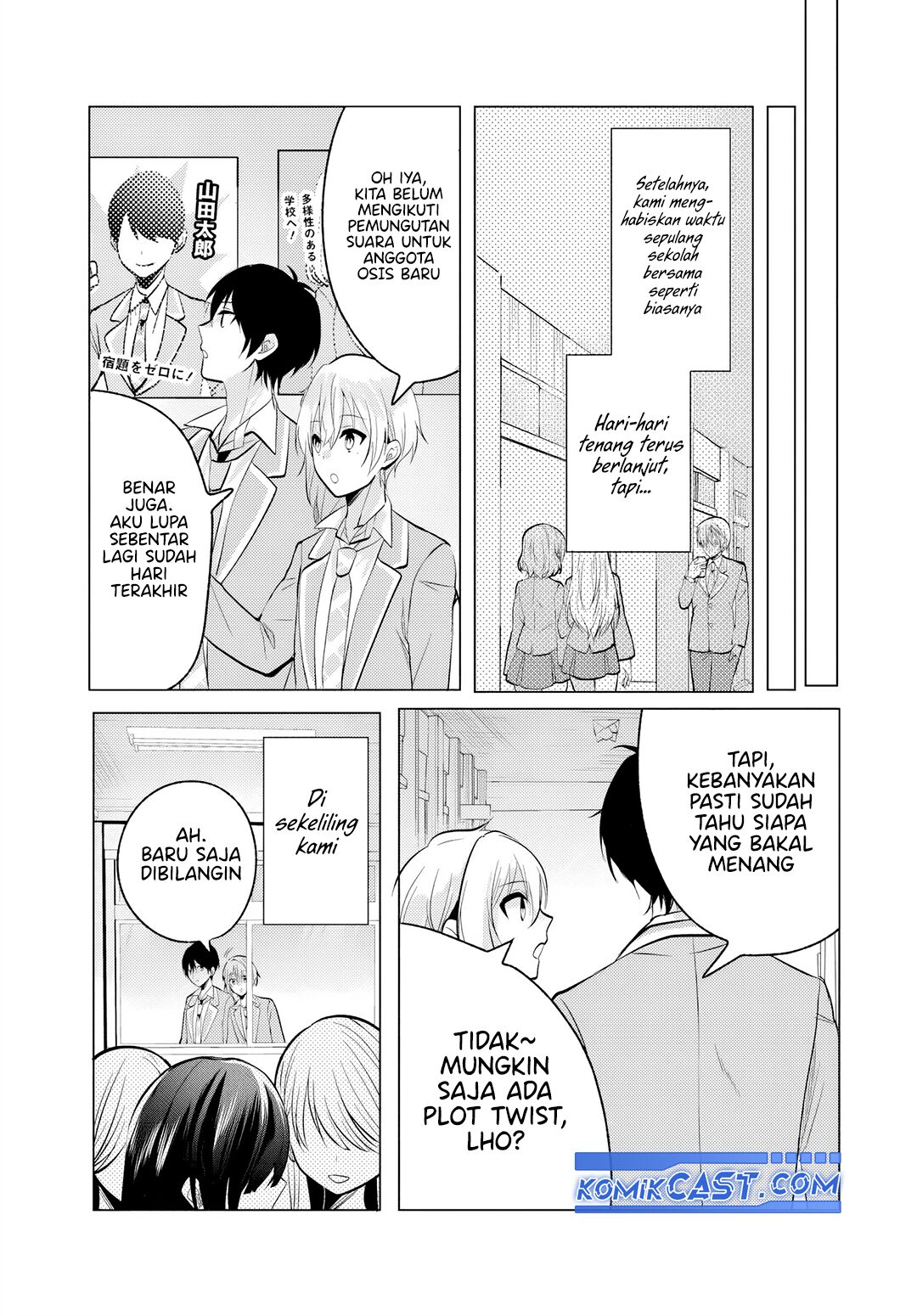 Houkago, Famiresu de, Kurasu no Ano Ko to Chapter 05.2 Gambar 14