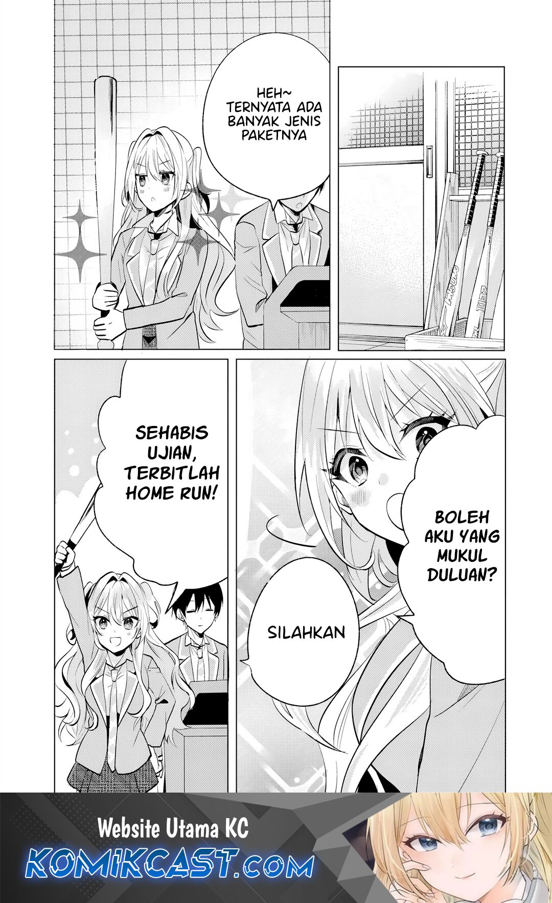 Houkago, Famiresu de, Kurasu no Ano Ko to Chapter 06.2 Gambar 2