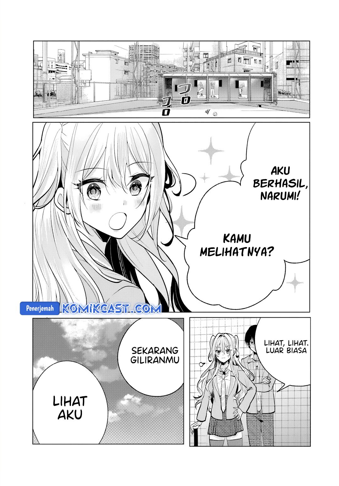 Houkago, Famiresu de, Kurasu no Ano Ko to Chapter 06.2 Gambar 4