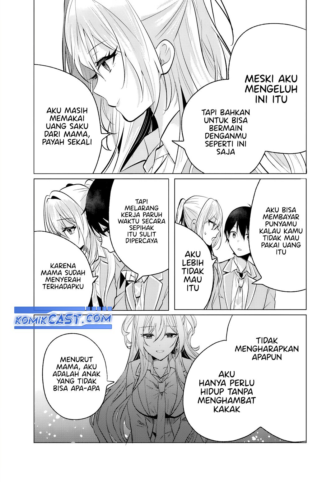 Houkago, Famiresu de, Kurasu no Ano Ko to Chapter 06.2 Gambar 8