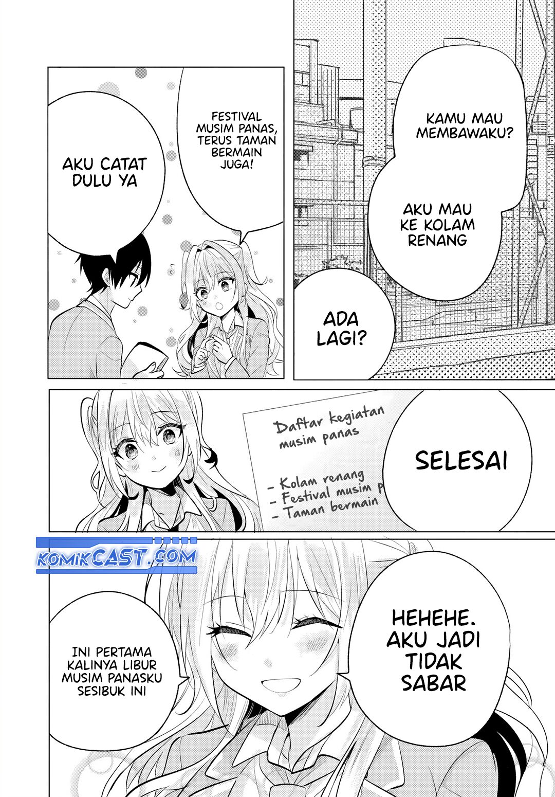 Houkago, Famiresu de, Kurasu no Ano Ko to Chapter 06.2 Gambar 11