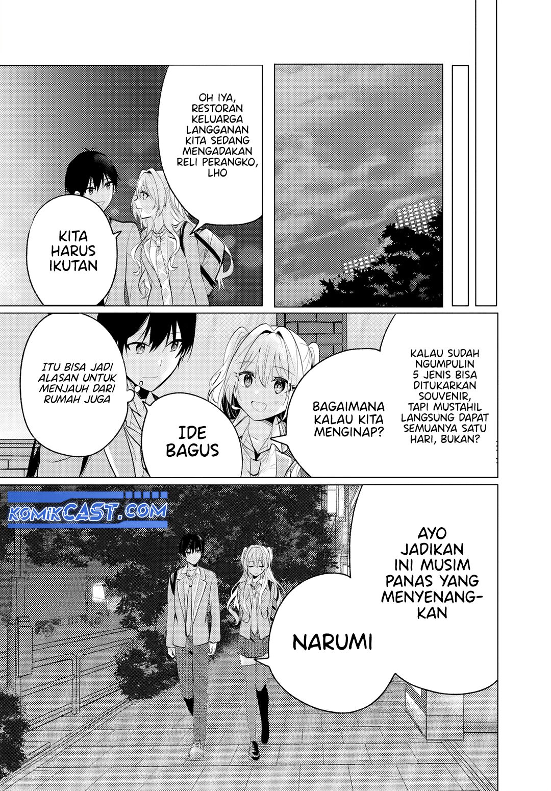 Houkago, Famiresu de, Kurasu no Ano Ko to Chapter 06.2 Gambar 17
