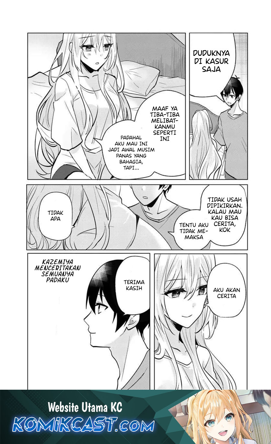 Houkago, Famiresu de, Kurasu no Ano Ko to Chapter 07.2 Gambar 2