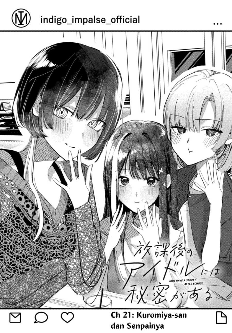 Houkago no Idol ni wa Himitsu ga aru Chapter 21 Gambar 2