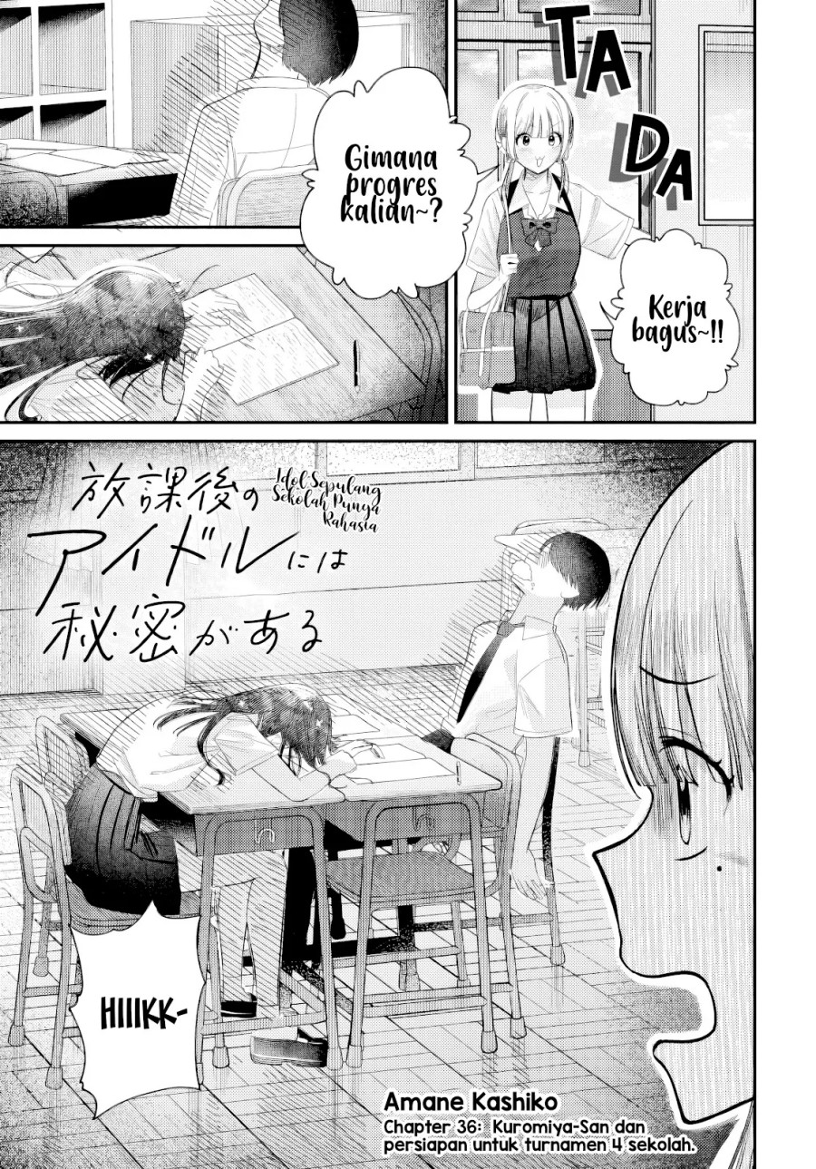 Houkago no Idol ni wa Himitsu ga aru Chapter 36 Gambar 2
