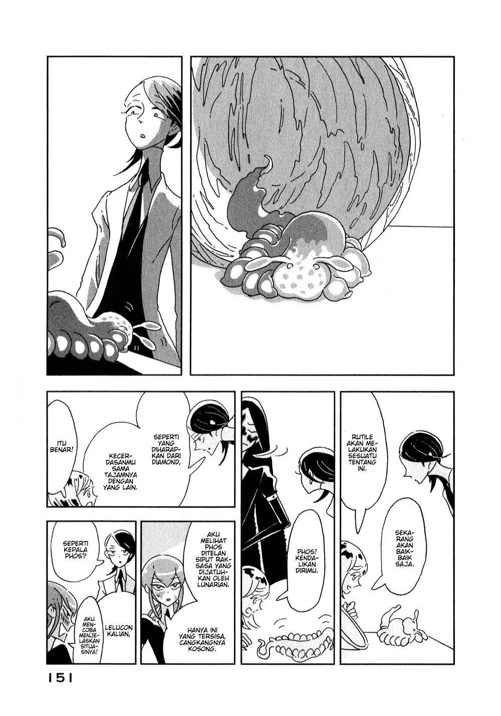 Houseki no Kuni Chapter 05 Gambar 14