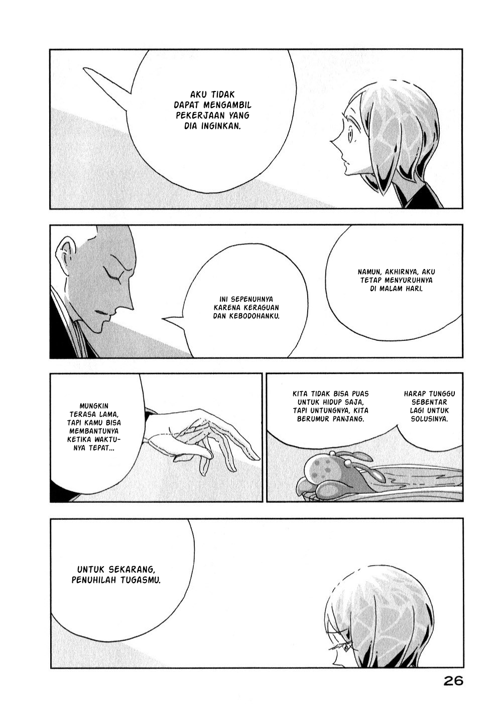 Houseki no Kuni Chapter 07 Gambar 27