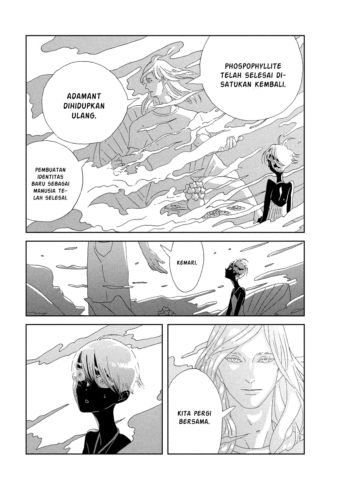 Houseki no Kuni Chapter 08 Gambar 4