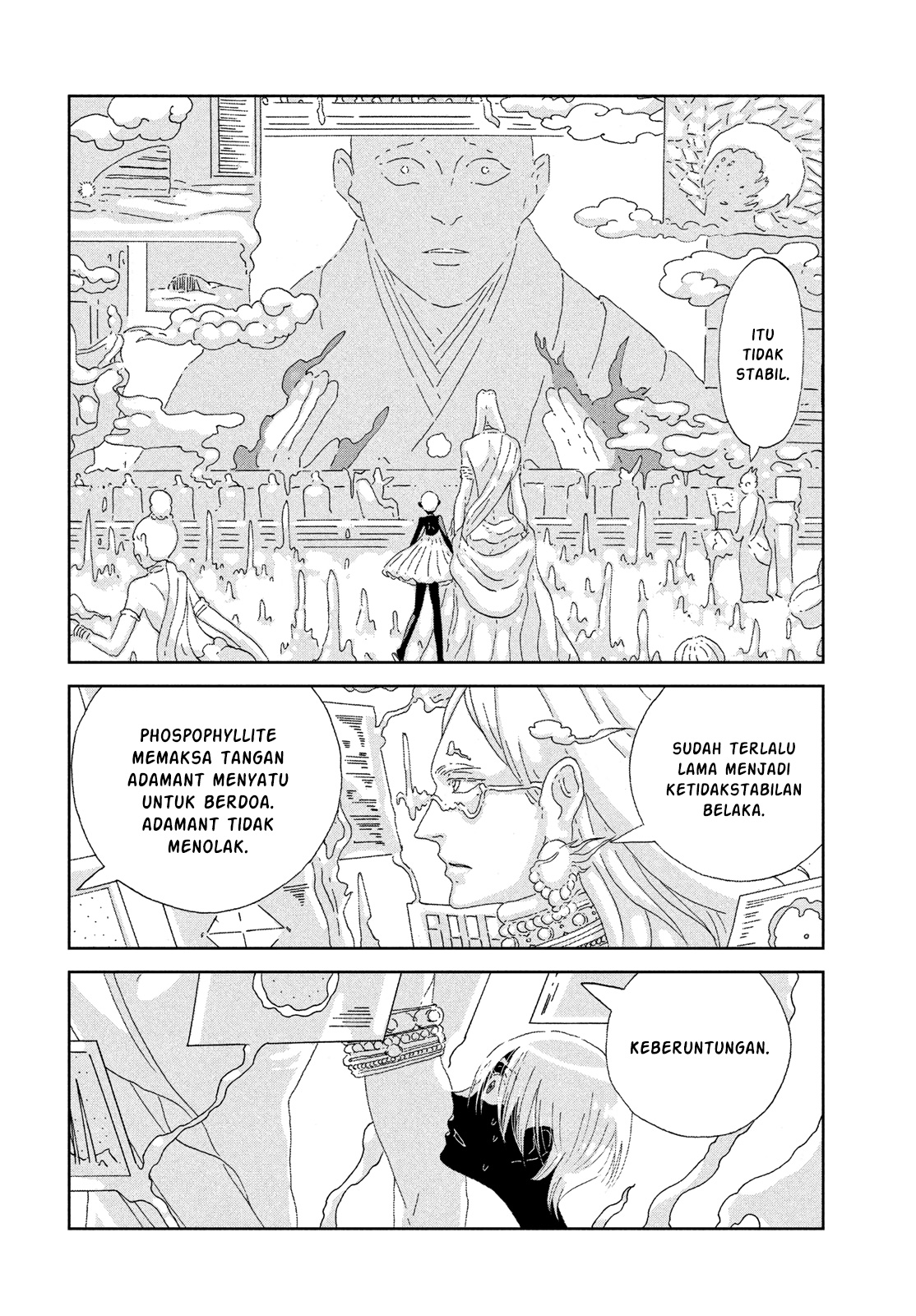 Houseki no Kuni Chapter 08 Gambar 6