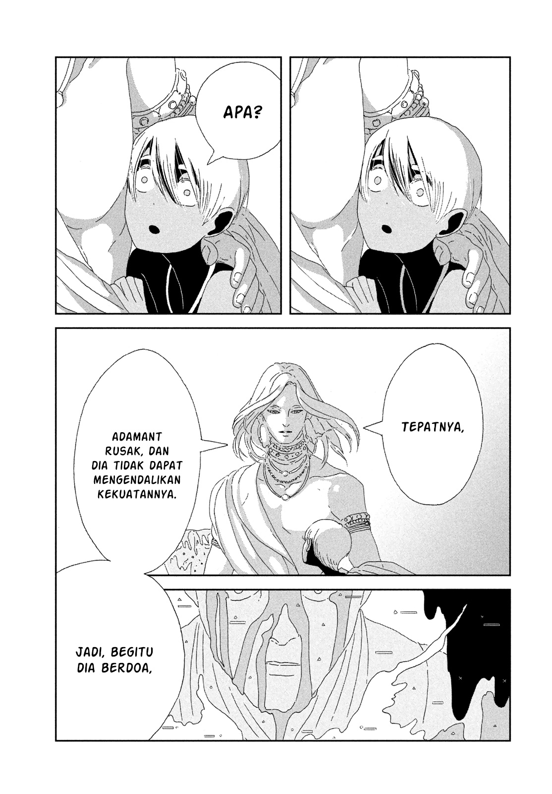 Houseki no Kuni Chapter 08 Gambar 17
