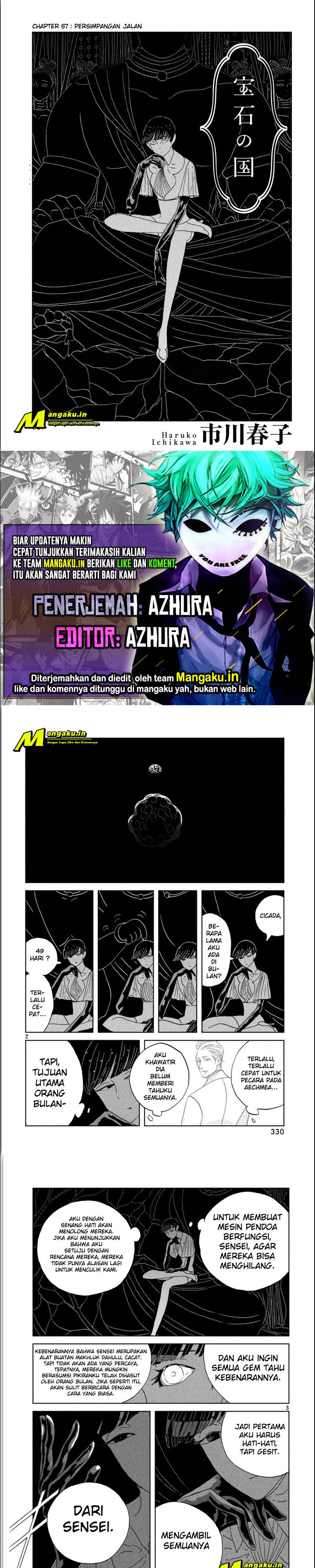 Houseki no Kuni Chapter 57 Gambar 1