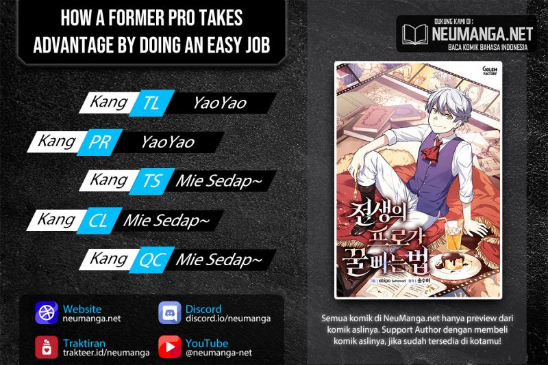 How a Former Pro Takes Advantage by Doing an Easy Job (How the Pro in His Past Life Sucks the Sweet) Chapter 01 Gambar 1