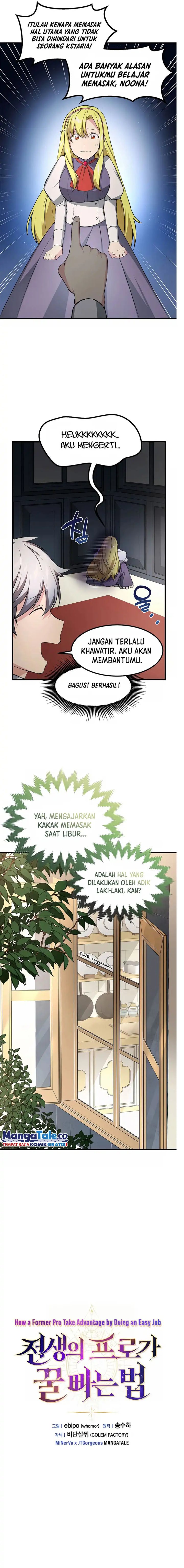 How a Former Pro Takes Advantage by Doing an Easy Job (How the Pro in His Past Life Sucks the Sweet) Chapter 32 Gambar 9
