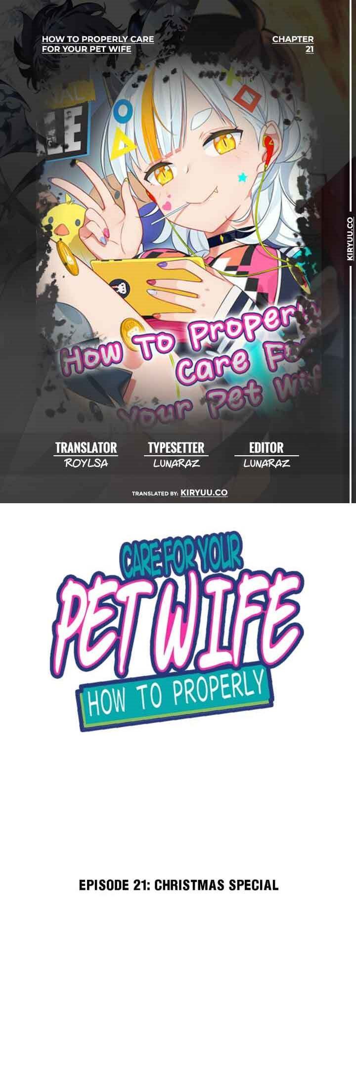 How To Properly Care For Your Pet Wife Chapter 21 Gambar 1