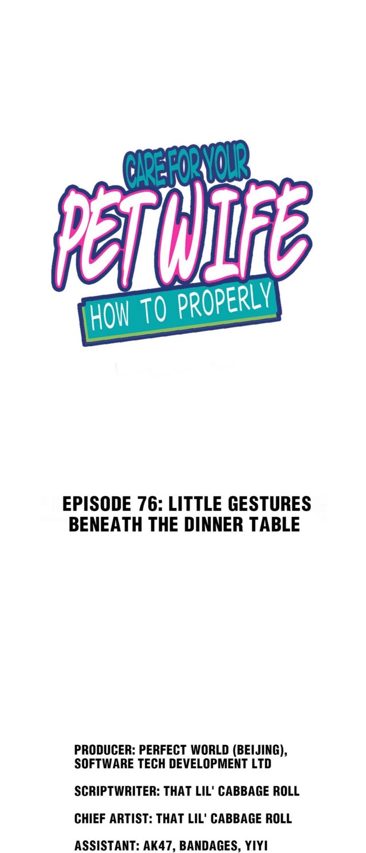How To Properly Care For Your Pet Wife Chapter 76 Gambar 2