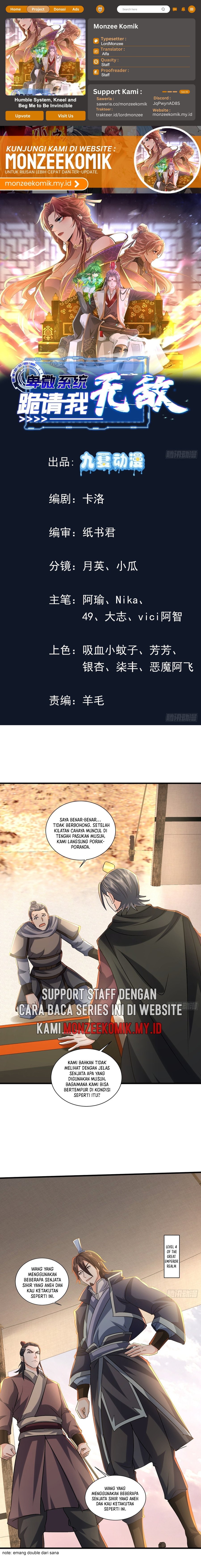 Humble System, Kneel and Beg Me to Be Invincible Chapter 39 Gambar 1