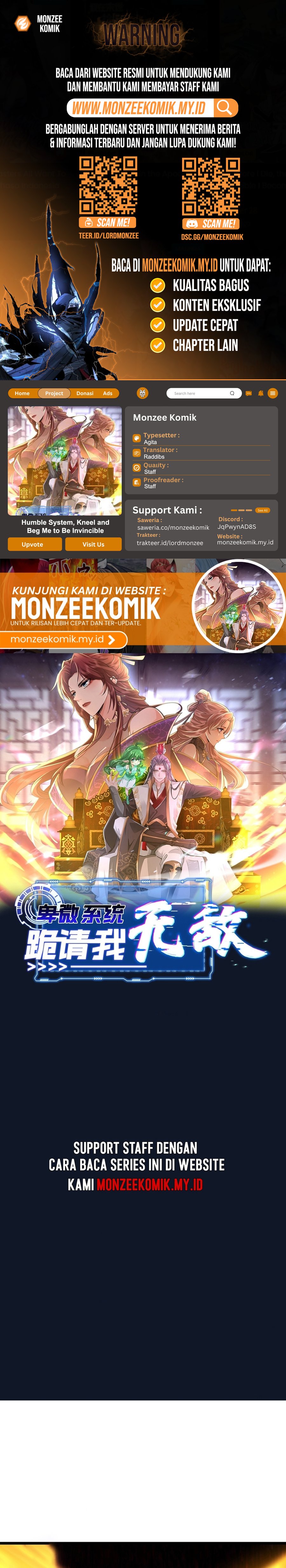 Humble System, Kneel and Beg Me to Be Invincible Chapter 48 Gambar 1