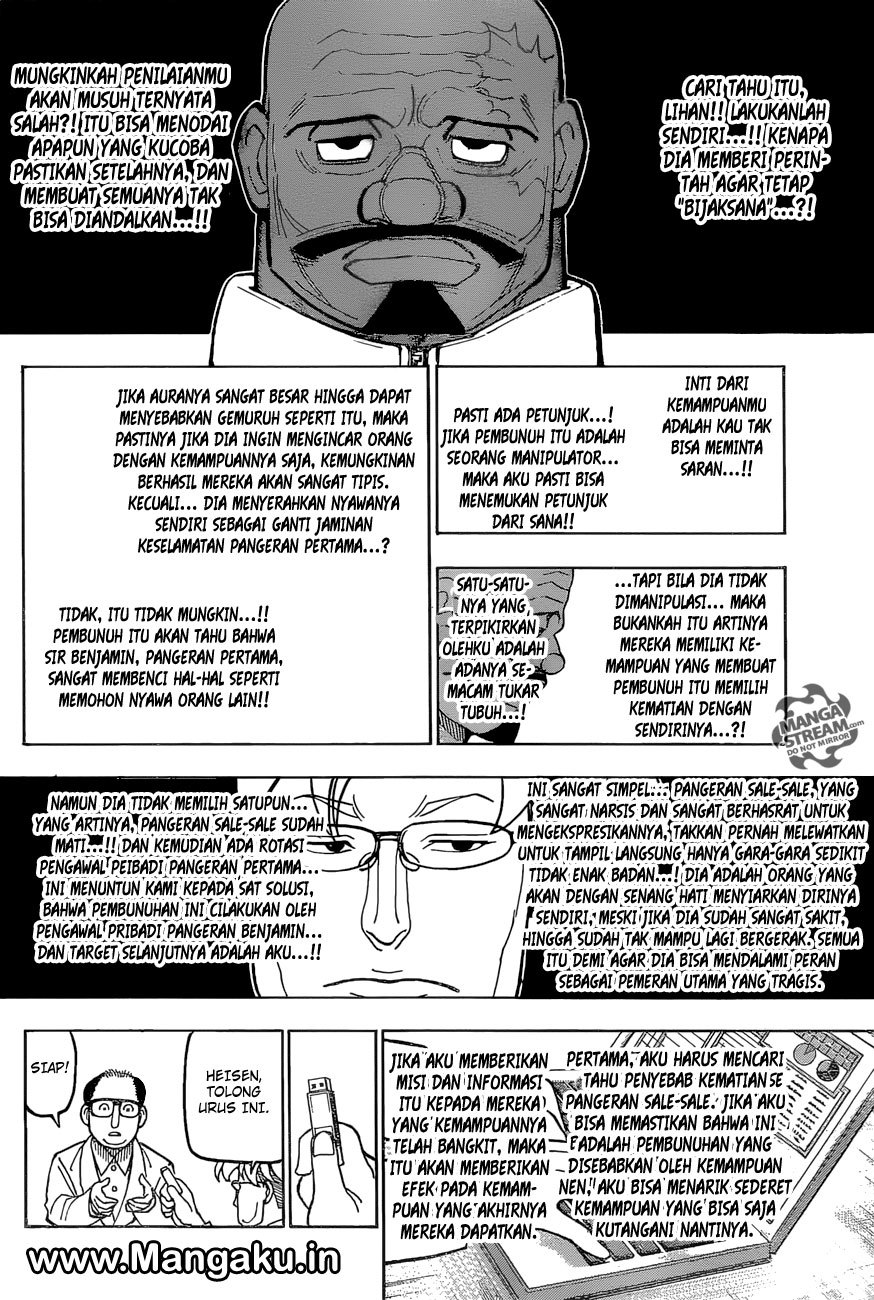 Hunter x Hunter Chapter 389 Gambar 19
