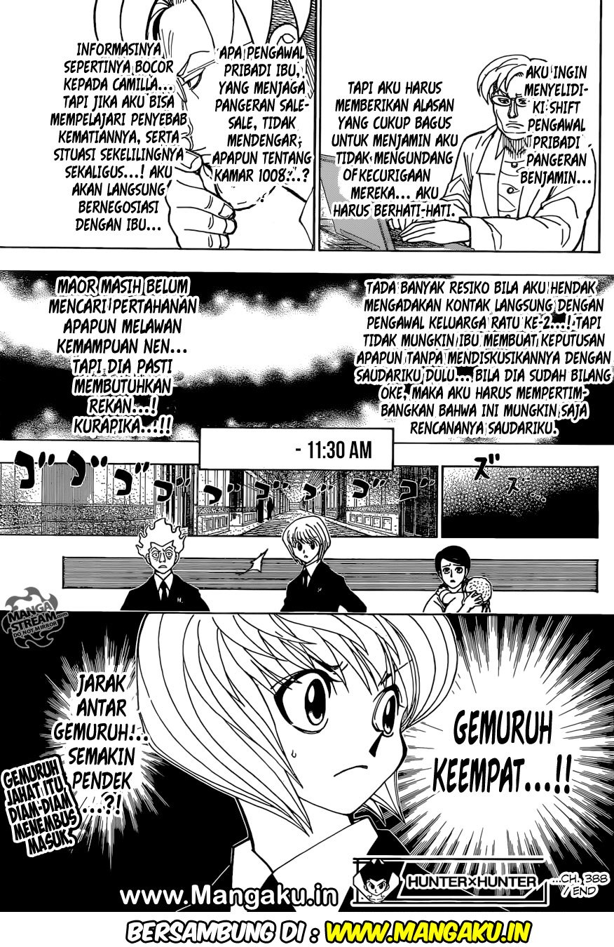 Hunter x Hunter Chapter 389 Gambar 20