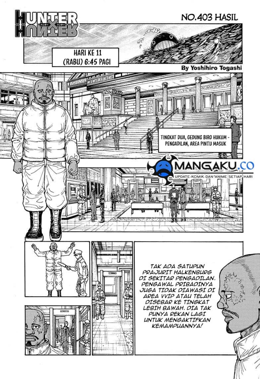 Hunter x Hunter Chapter 403 Gambar 2