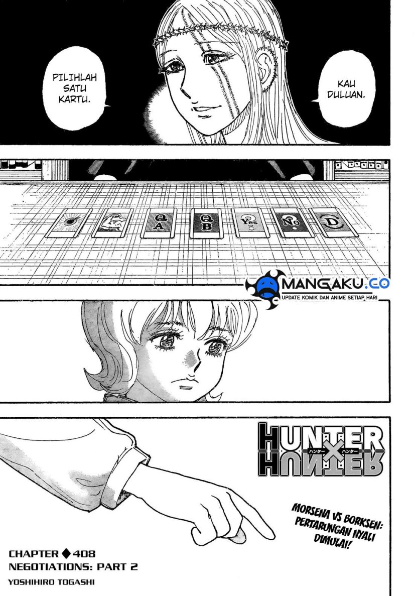 Hunter x Hunter Chapter 408 Gambar 2