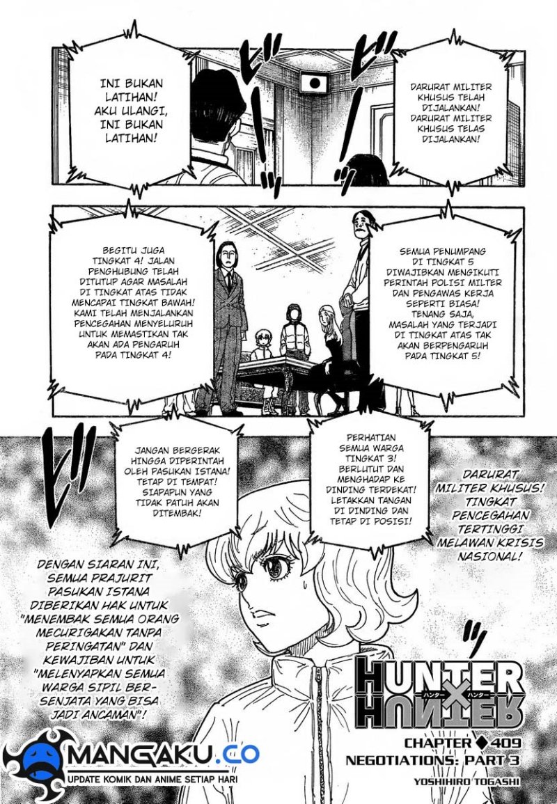 Hunter x Hunter Chapter 409 Gambar 2