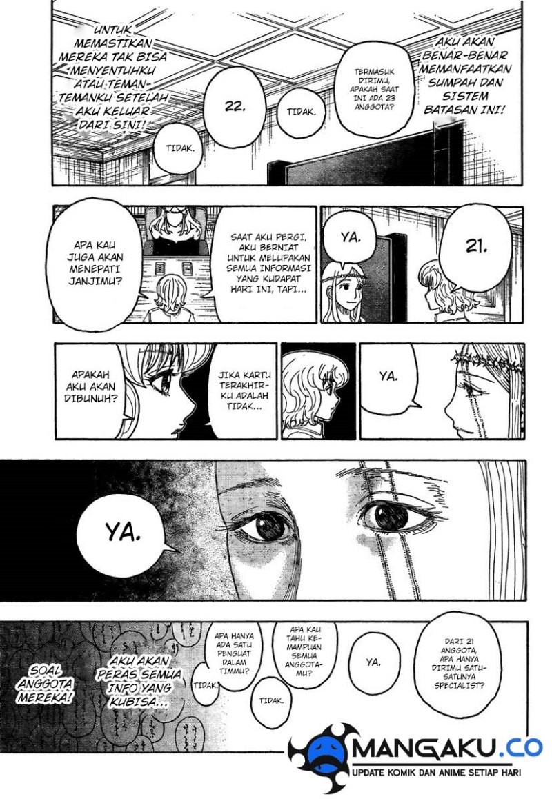 Hunter x Hunter Chapter 409 Gambar 14