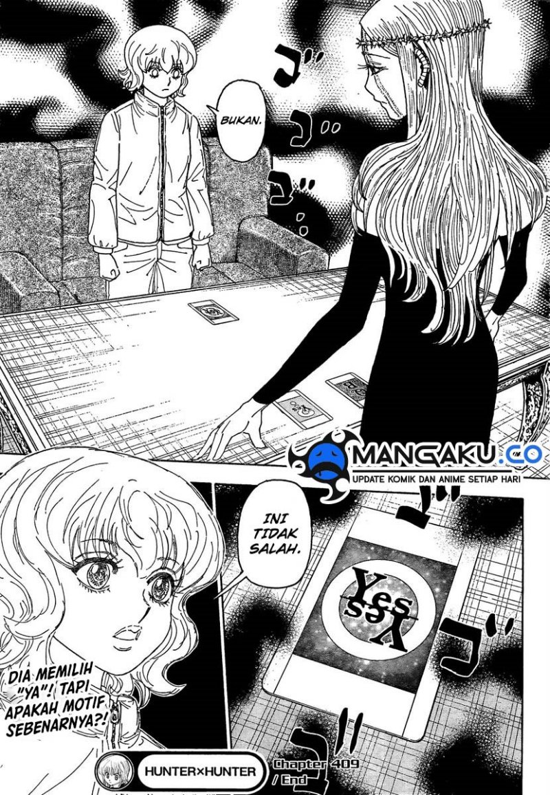 Hunter x Hunter Chapter 409 Gambar 20