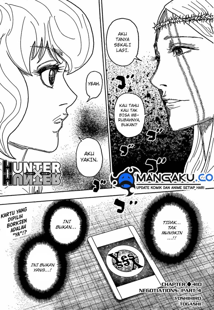 Hunter x Hunter Chapter 410 Gambar 2