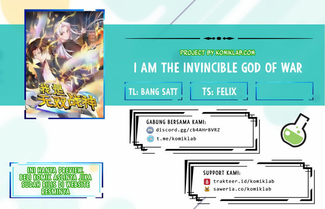 I Am the Invincible God of War (I Am The Warriors God Of War) Chapter 35 Gambar 1