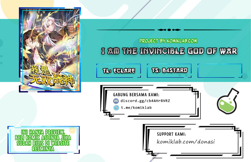 I Am the Invincible God of War (I Am The Warriors God Of War) Chapter 42 Gambar 1