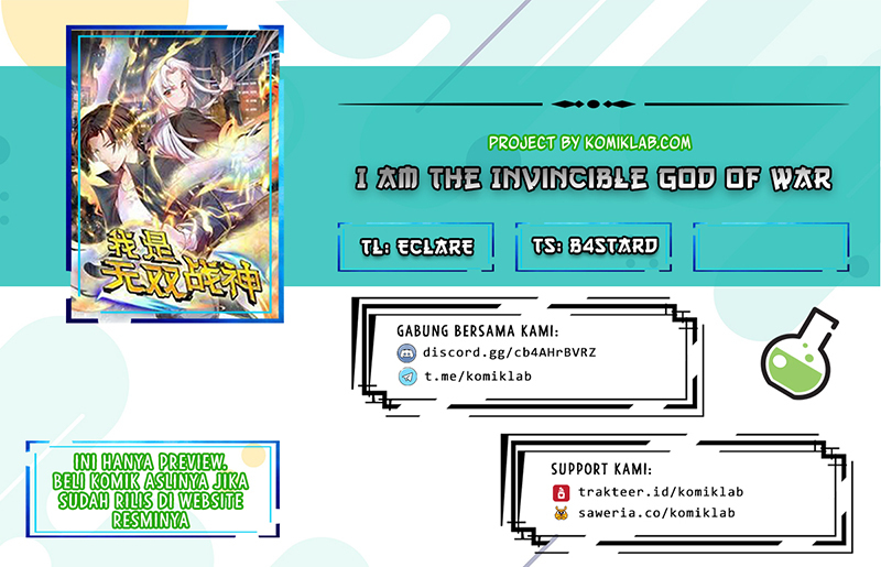 I Am the Invincible God of War (I Am The Warriors God Of War) Chapter 54 Gambar 1