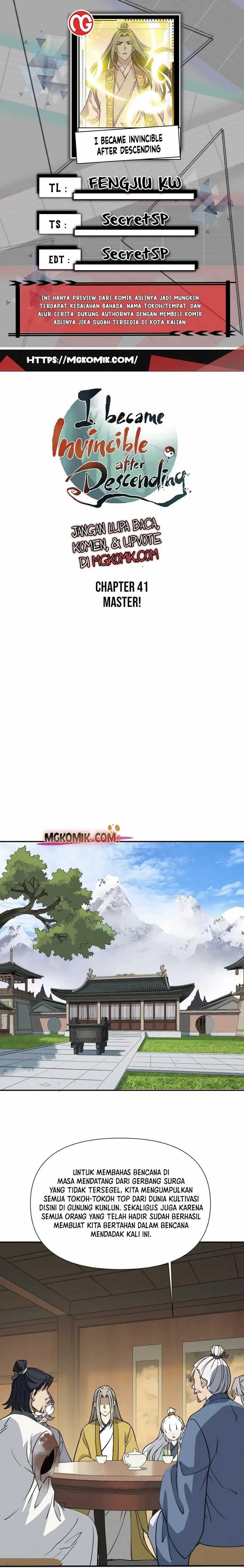 I Became Invincible After Descending Chapter 41 Gambar 1