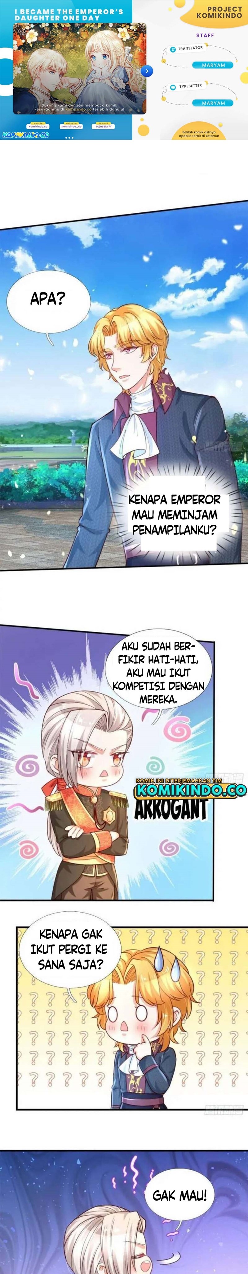 I Became The Emperor’s Daughter One Day Chapter 140 Gambar 1
