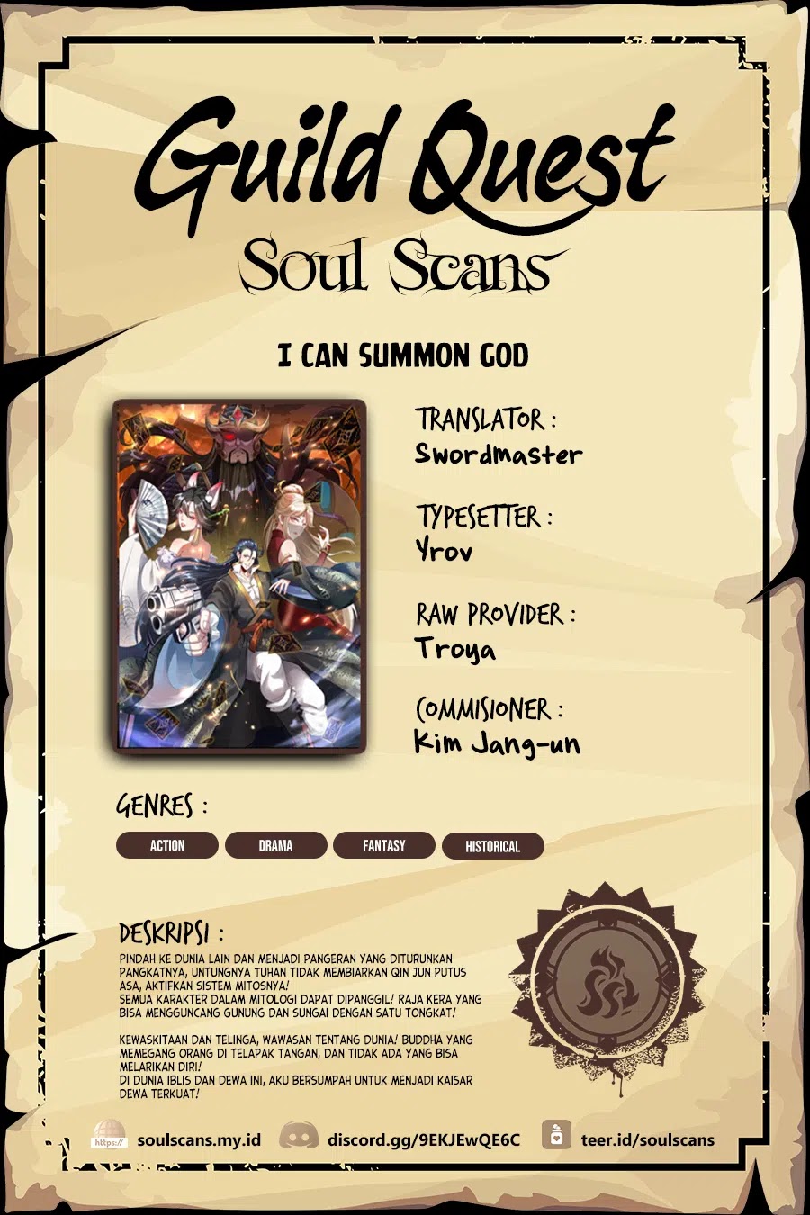 I Can Summon God Chapter 93 Gambar 1