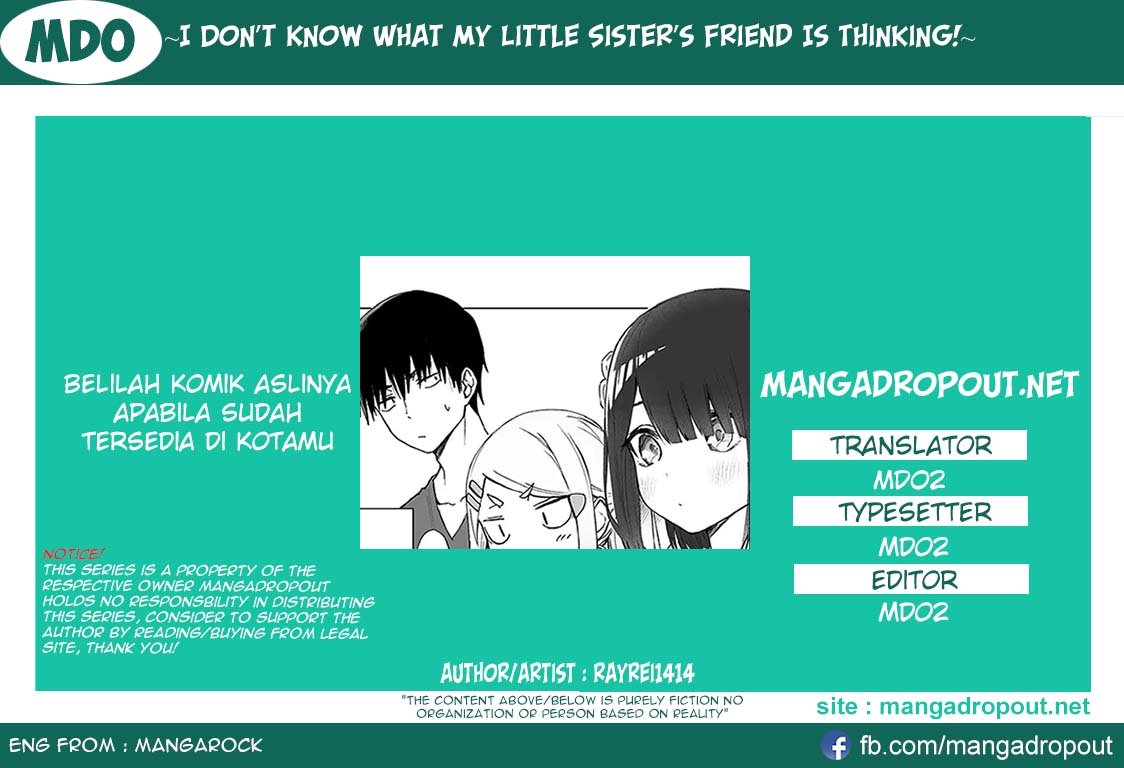 I Don’t Know What My Little Sister’s Friend Is Thinking! Chapter 13 Gambar 1