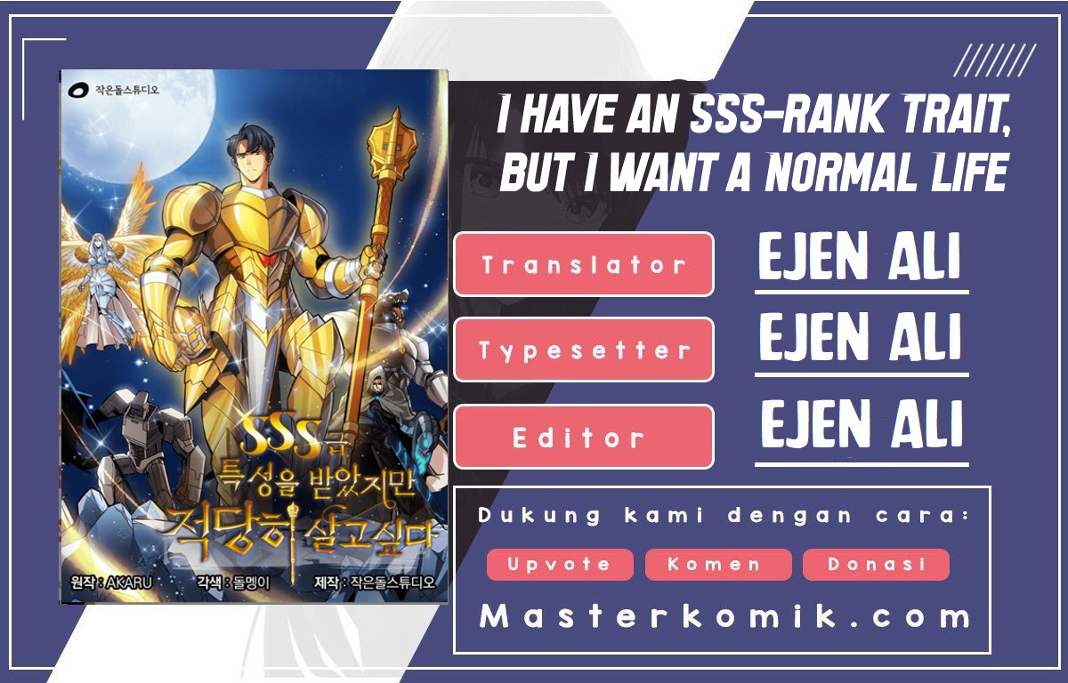 I have an SSS-rank Trait, but I want a Normal Life Chapter 18 Gambar 1