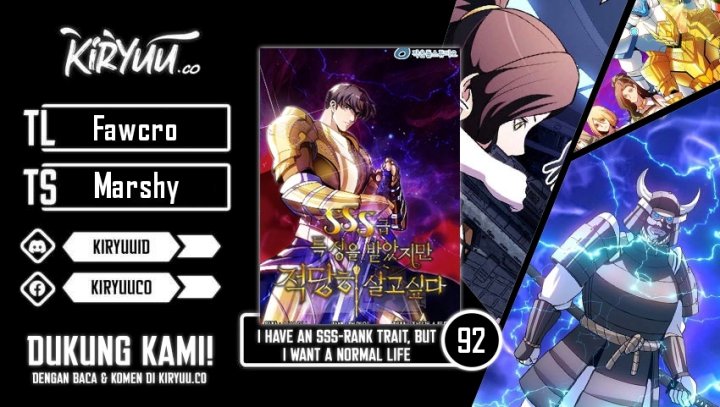 I have an SSS-rank Trait, but I want a Normal Life Chapter 92 Gambar 1