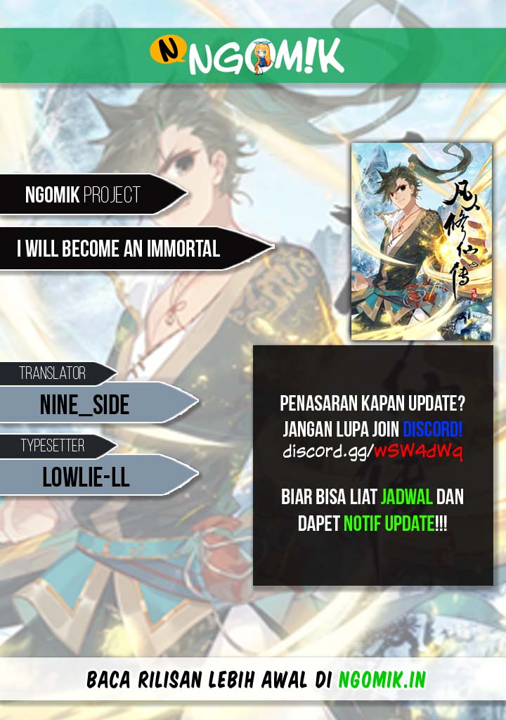 I Will Become an Immortal Chapter 00 Gambar 1