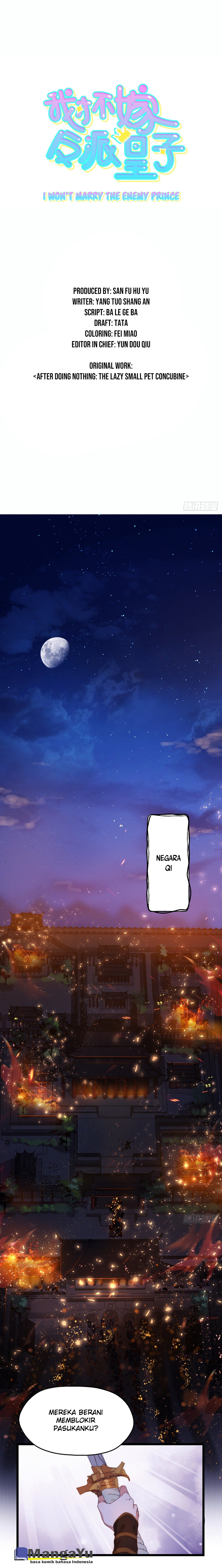I Won’t Marry The Enemy Prince Chapter 01 Gambar 2