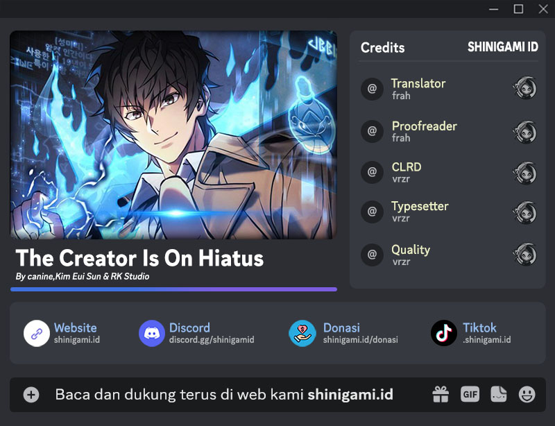 I’ll be Taking a Break for Personal Reasons (The Creator is On Hiatus) Chapter 59 Gambar 1
