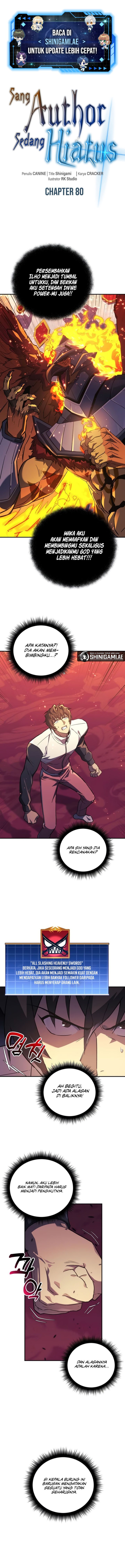 I’ll be Taking a Break for Personal Reasons (The Creator is On Hiatus) Chapter 80 Gambar 2