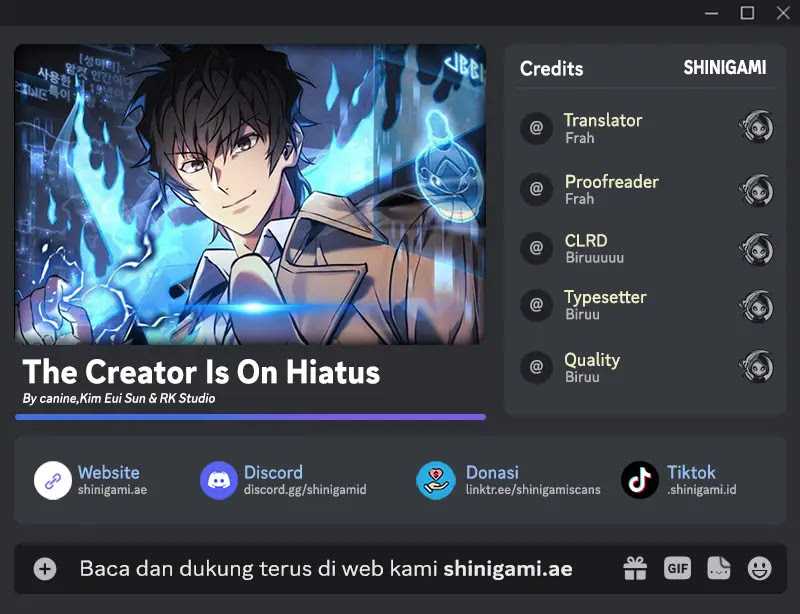 I’ll be Taking a Break for Personal Reasons (The Creator is On Hiatus) Chapter 111 Gambar 1