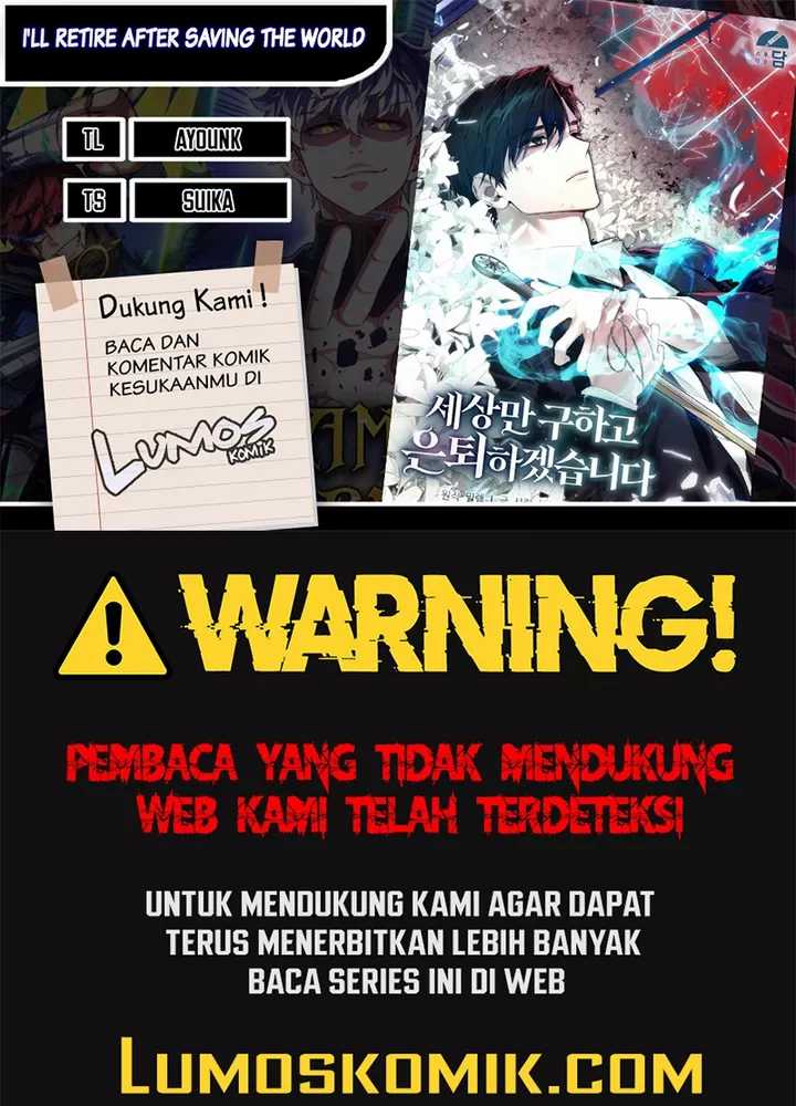 I’ll Retire After Saving the World Chapter 32 Gambar 1