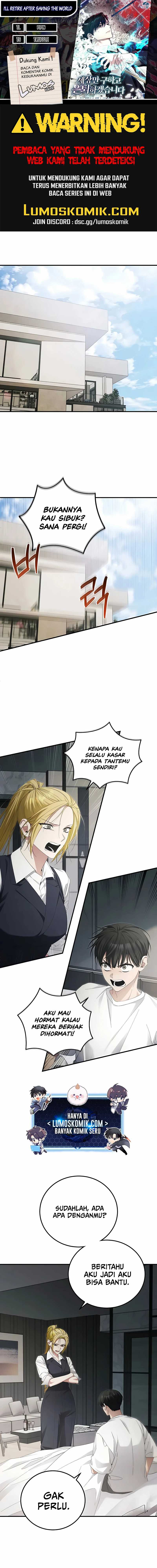 I’ll Retire After Saving the World Chapter 48 Gambar 1