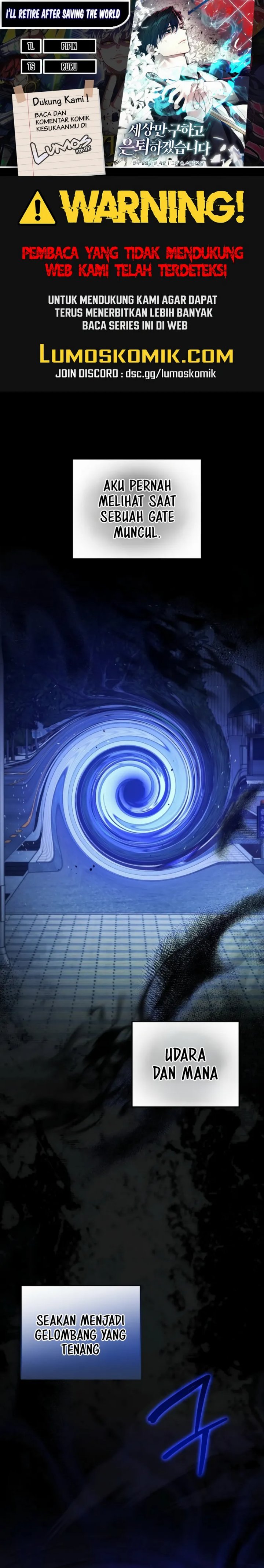 I’ll Retire After Saving the World Chapter 70 Gambar 1