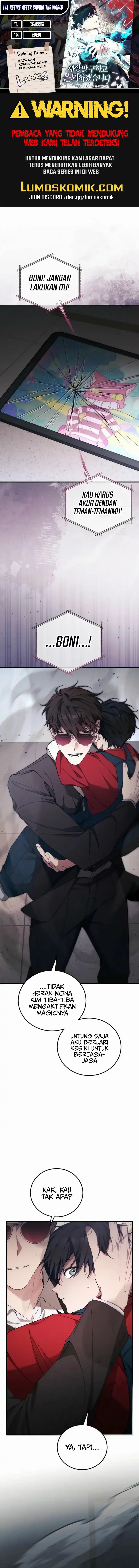 I’ll Retire After Saving the World Chapter 74 Gambar 1