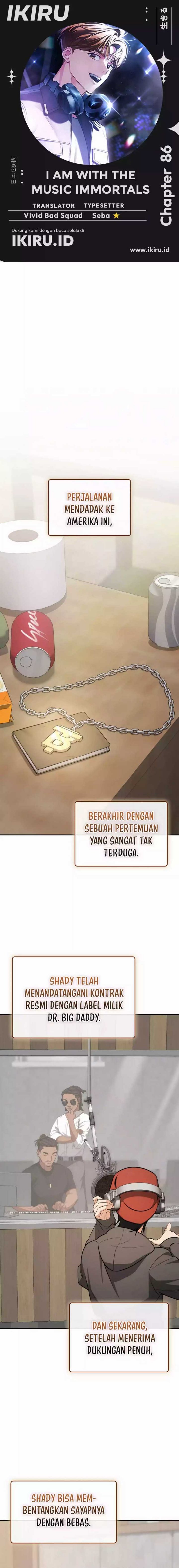 I Am With the Music Immortals Chapter 86 Gambar 1